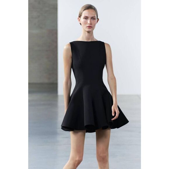 ZARA ZW COLLECTION SKATER DRESS - Picture 13 of 16
